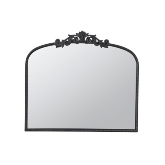 Black Mantle Mirror 102cm